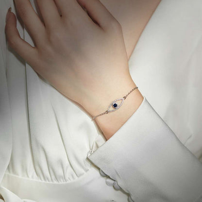 [Revel Jewelry]Devil's Eye Hollow Design Bracelet