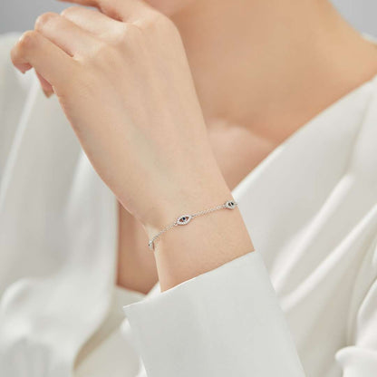 [Revel Jewelry]Evil Eye Shape Pendent Necklace