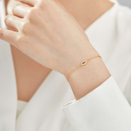 [Revel Jewelry]Evil Eye Shape Necklace