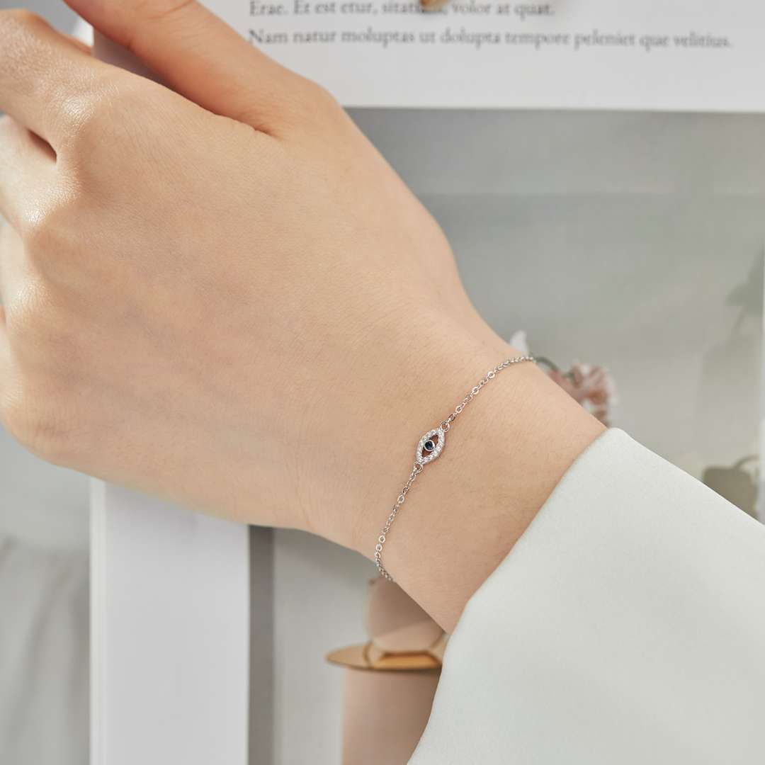 [Revel Jewelry]Evil Eye Shape Necklace