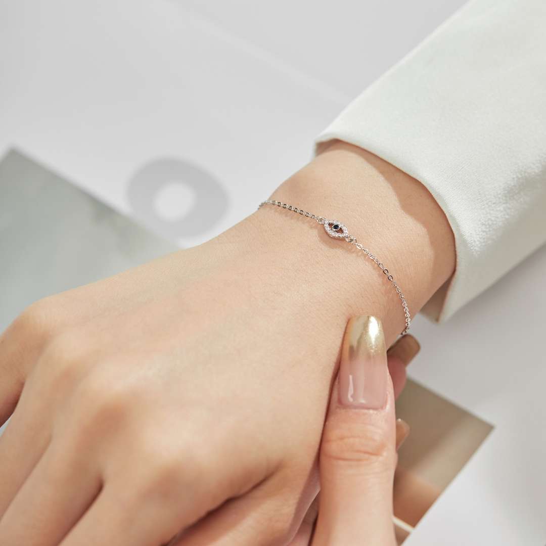 [Revel Jewelry]Evil Eye Shape Necklace