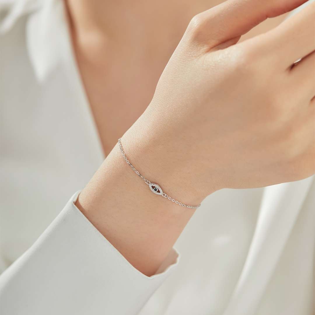 [Revel Jewelry]Evil Eye Shape Necklace