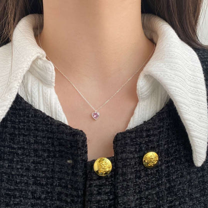 [Revel Jewelry]Ornate Heart Shape Necklace