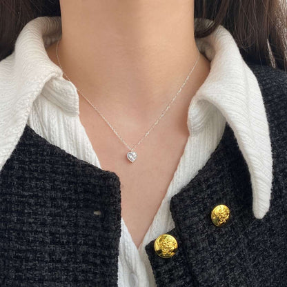 [Revel Jewelry]Ornate Heart Shape Necklace