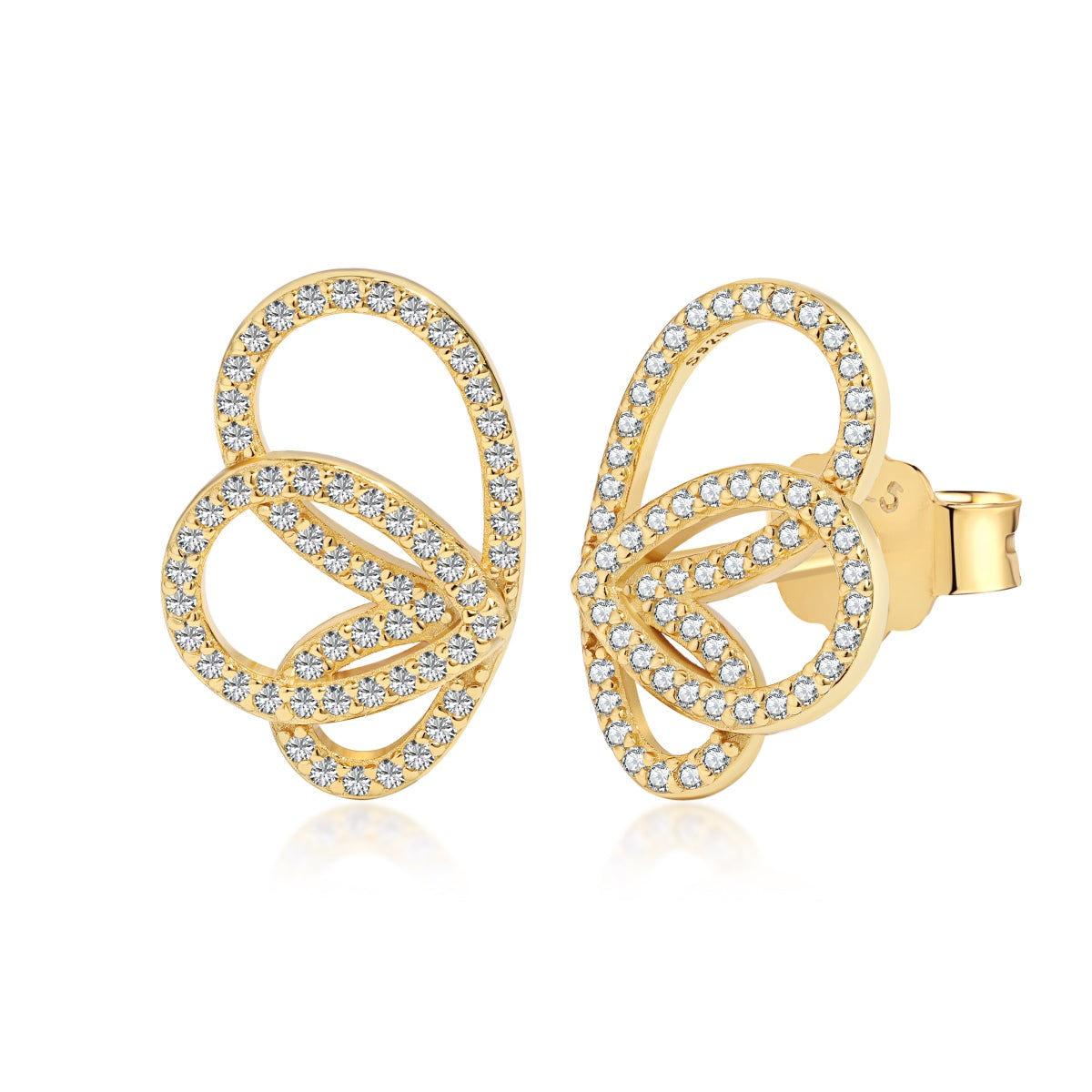 [Revel Jewelry]Exquisite Butterfly Shape Earrings