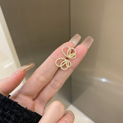 [Revel Jewelry]Exquisite Butterfly Shape Earrings