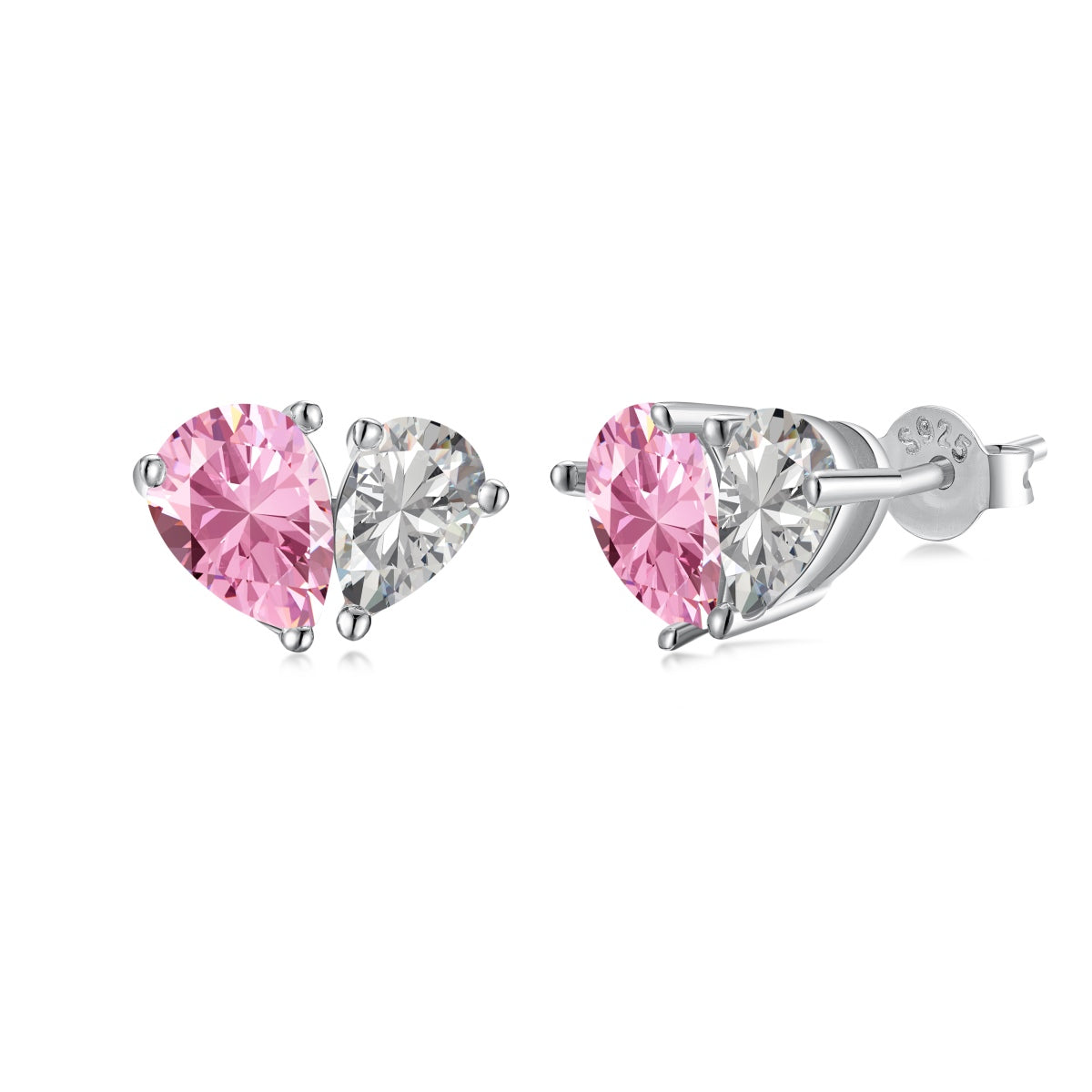 [Revel Jewelry]Dazzling Elegant Heart Cut Lover Earrings