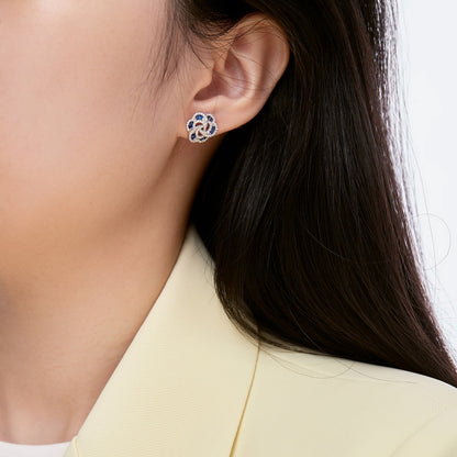 [Revel Jewelry]Exquisite Flower Shape Daily Earrings