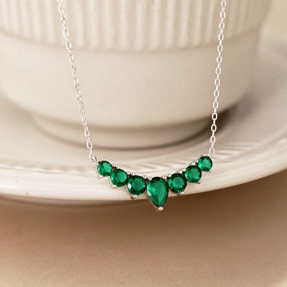 [Revel Jewelry]Zarte Bunte Herz-Halskette