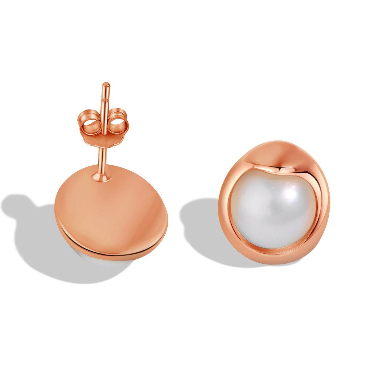 [Revel Jewelry]Dainty Bread Pearl Earrings