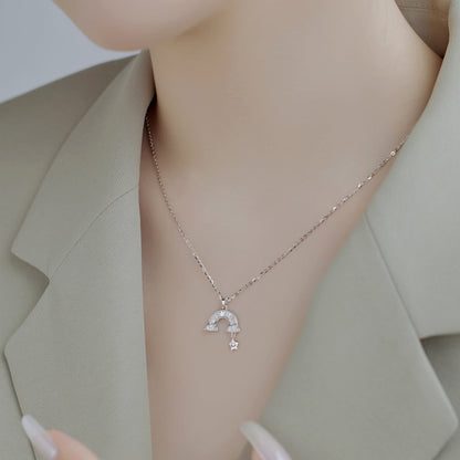 [Revel Jewelry]Einzigartige Regenbogen-Sternen-Halskette