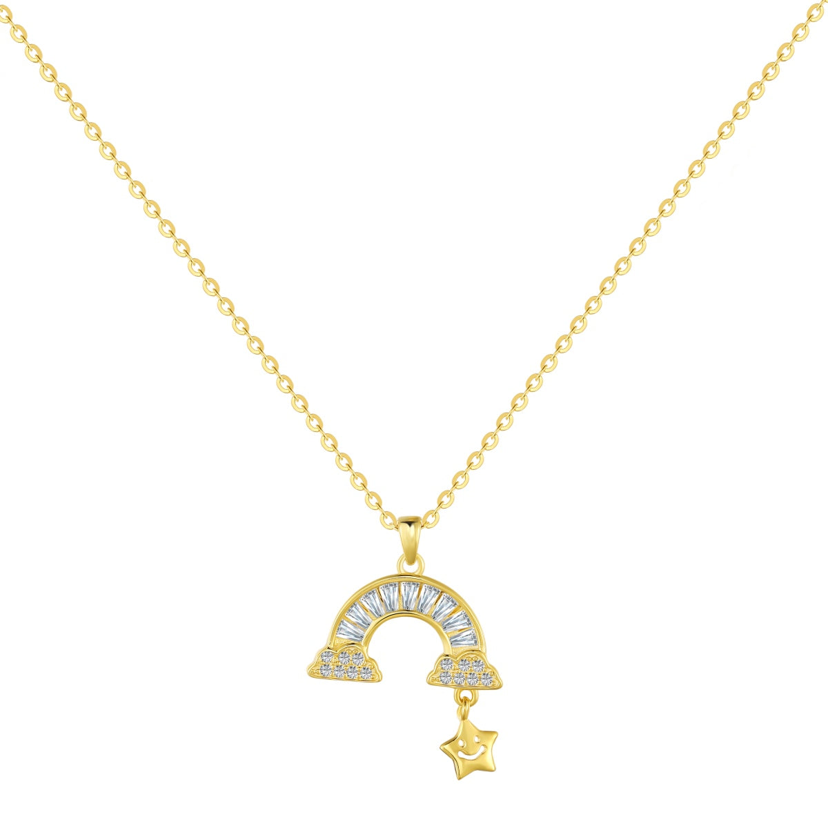 [Revel Jewelry]Einzigartige Regenbogen-Sternen-Halskette