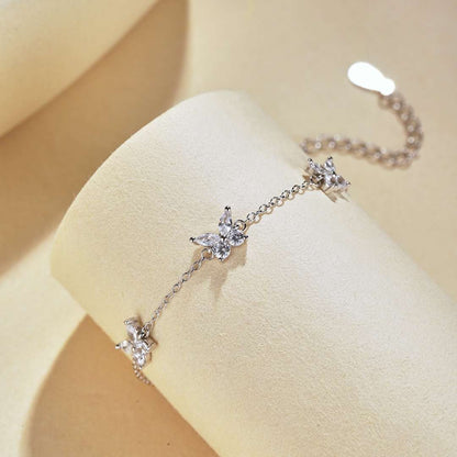 [Revel Jewelry]Halskette mit strahlendem Schmetterling