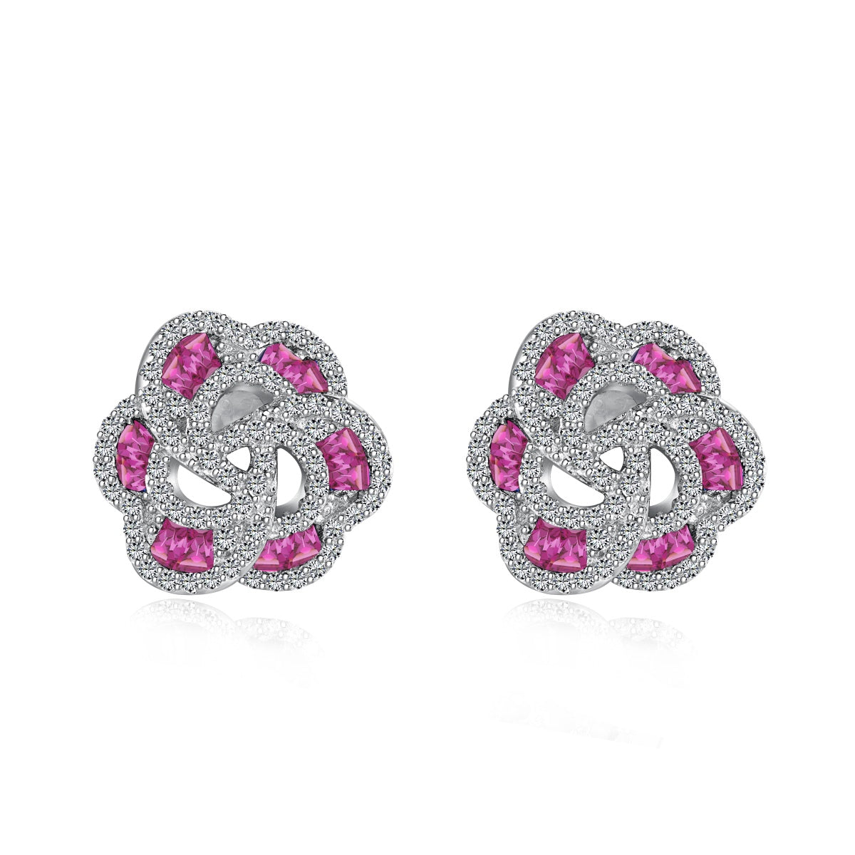 [Revel Jewelry]Exquisite Flower Shape Daily Earrings
