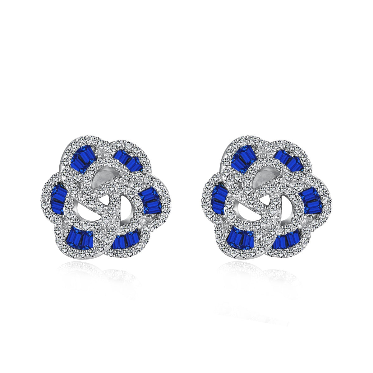 [Revel Jewelry]Exquisite Flower Shape Daily Earrings