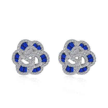 [Revel Jewelry]Exquisite Flower Shape Daily Earrings