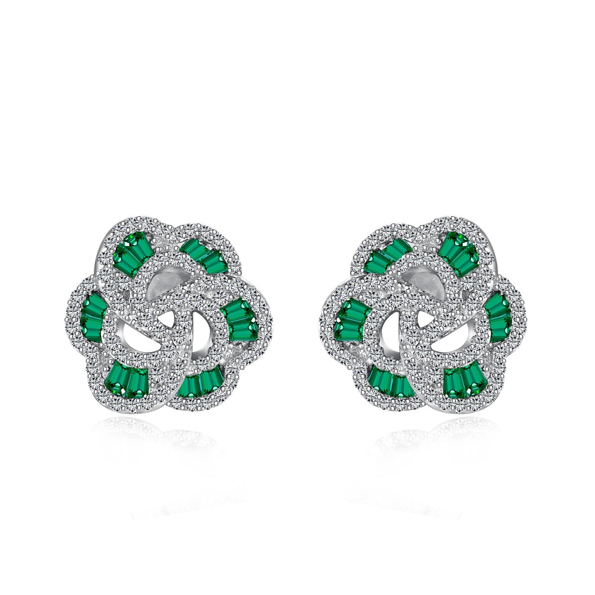 [Revel Jewelry]Exquisite Flower Shape Daily Earrings