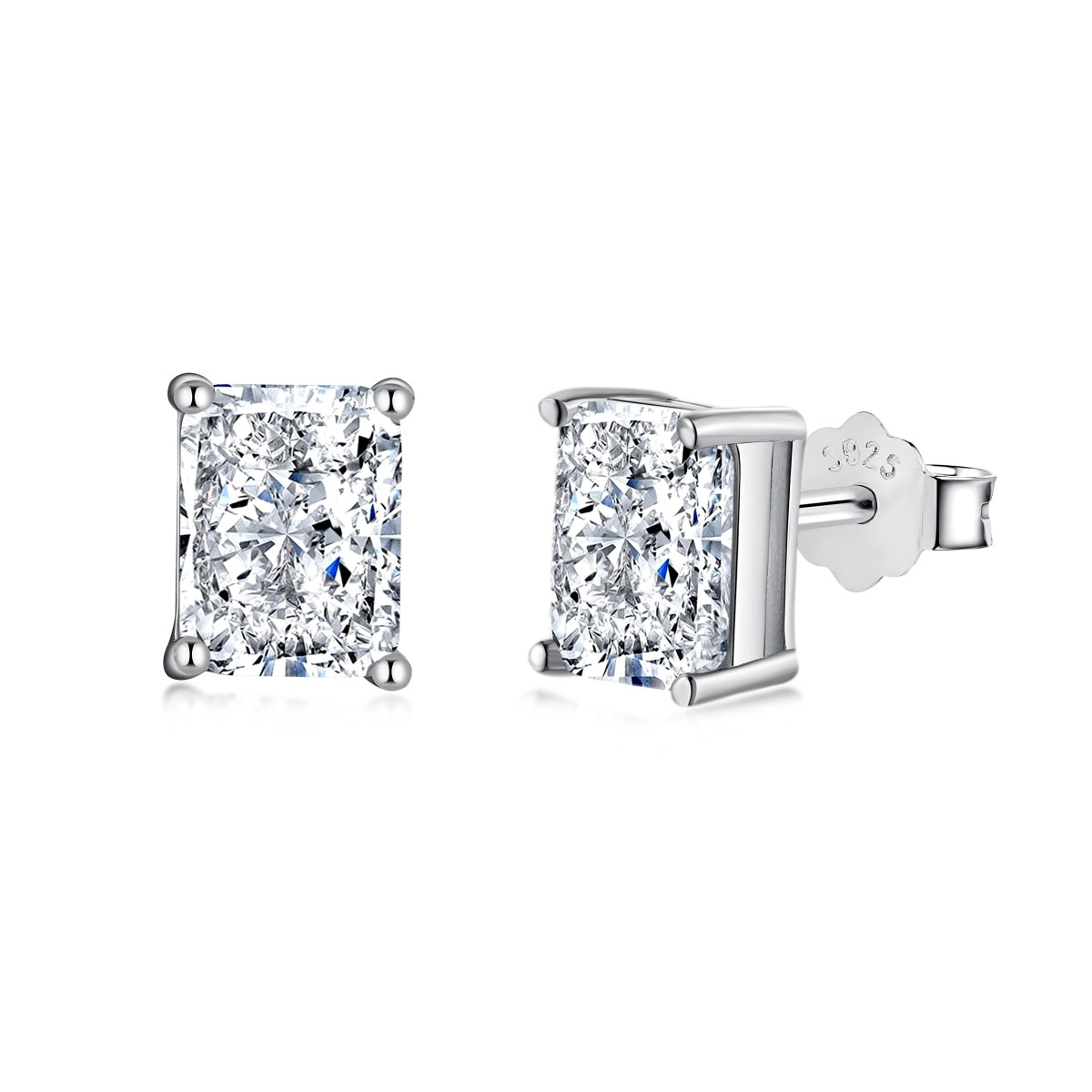 [Revel Jewelry]Radiant Luxurious Princess Cut Daily Earrings