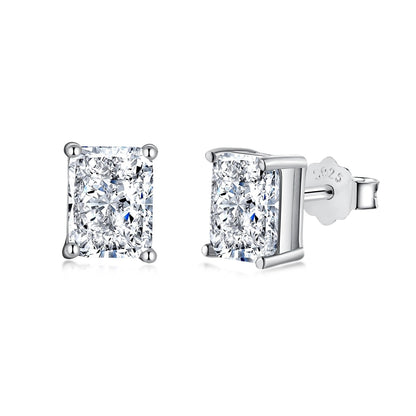 [Revel Jewelry]Radiant Luxurious Princess Cut Daily Earrings