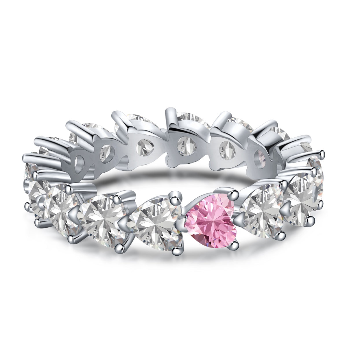 [Revel Jewelry]0.25 Carat Radiant Romance Heart Cut Lover Ring