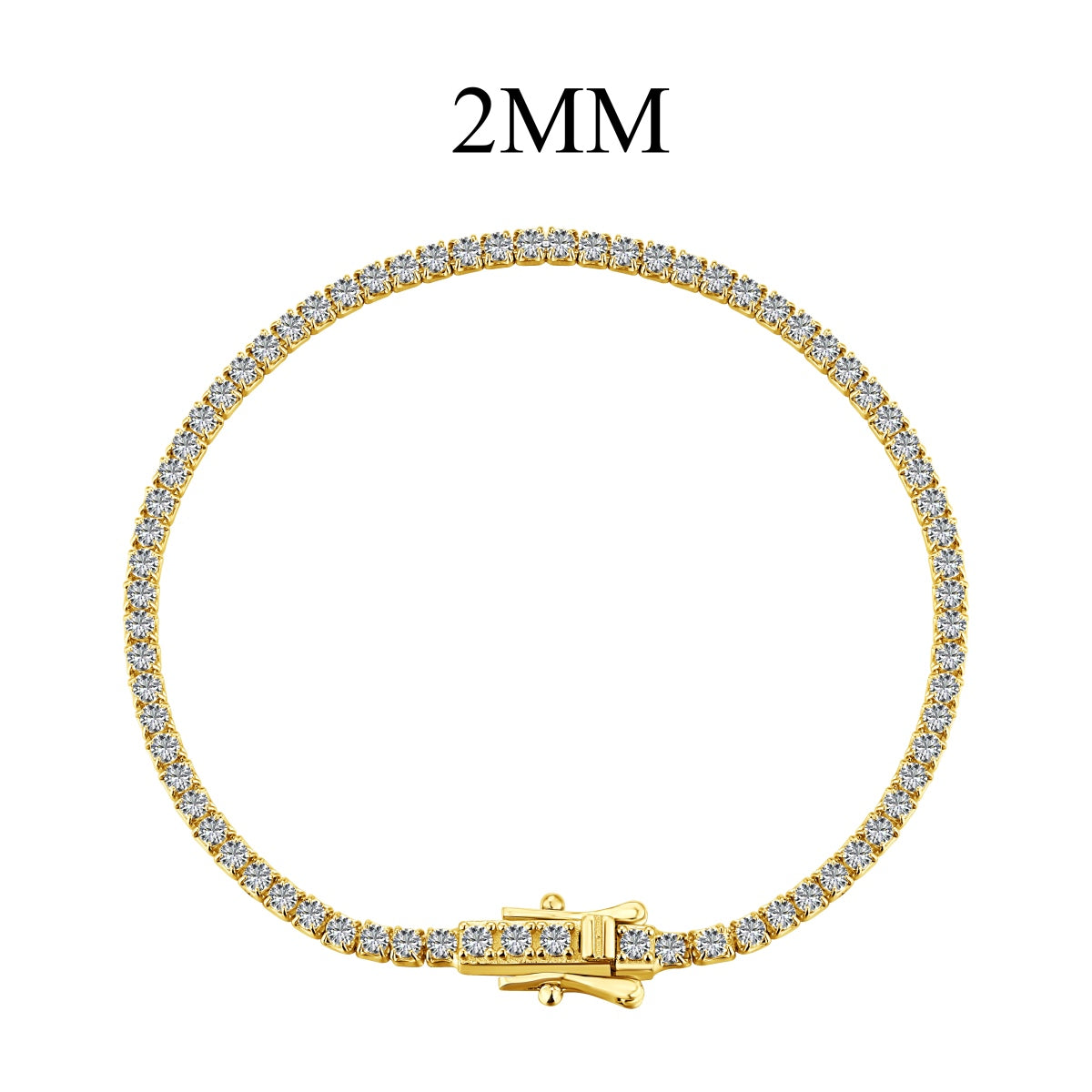 [Revel Jewelry]華やかでカラフルなラウンドカットのパーティーブレスレット