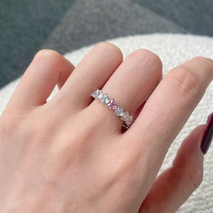 [Revel Jewelry]0.25 Carat Radiant Romance Heart Cut Lover Ring