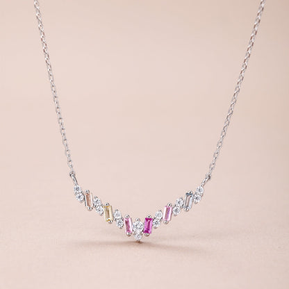 [Revel Jewelry]Regenbogenhalskette "Dazzling"