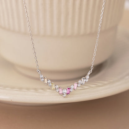 [Revel Jewelry]Regenbogenhalskette "Dazzling"
