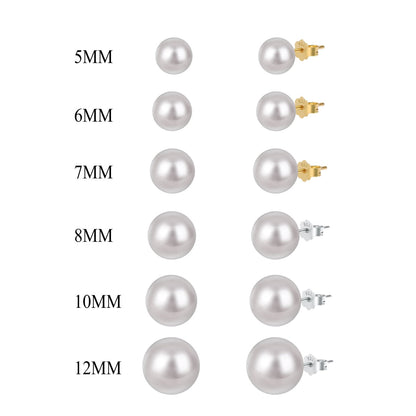 [Revel Jewelry]Delicate Pearl Earrings