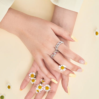 [Revel Jewelry]Sparkling Vibrant Emerald Cut Daily Ring