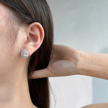 [Revel Jewelry]Delicate Gorgeous Pear Cut Daily Earrings