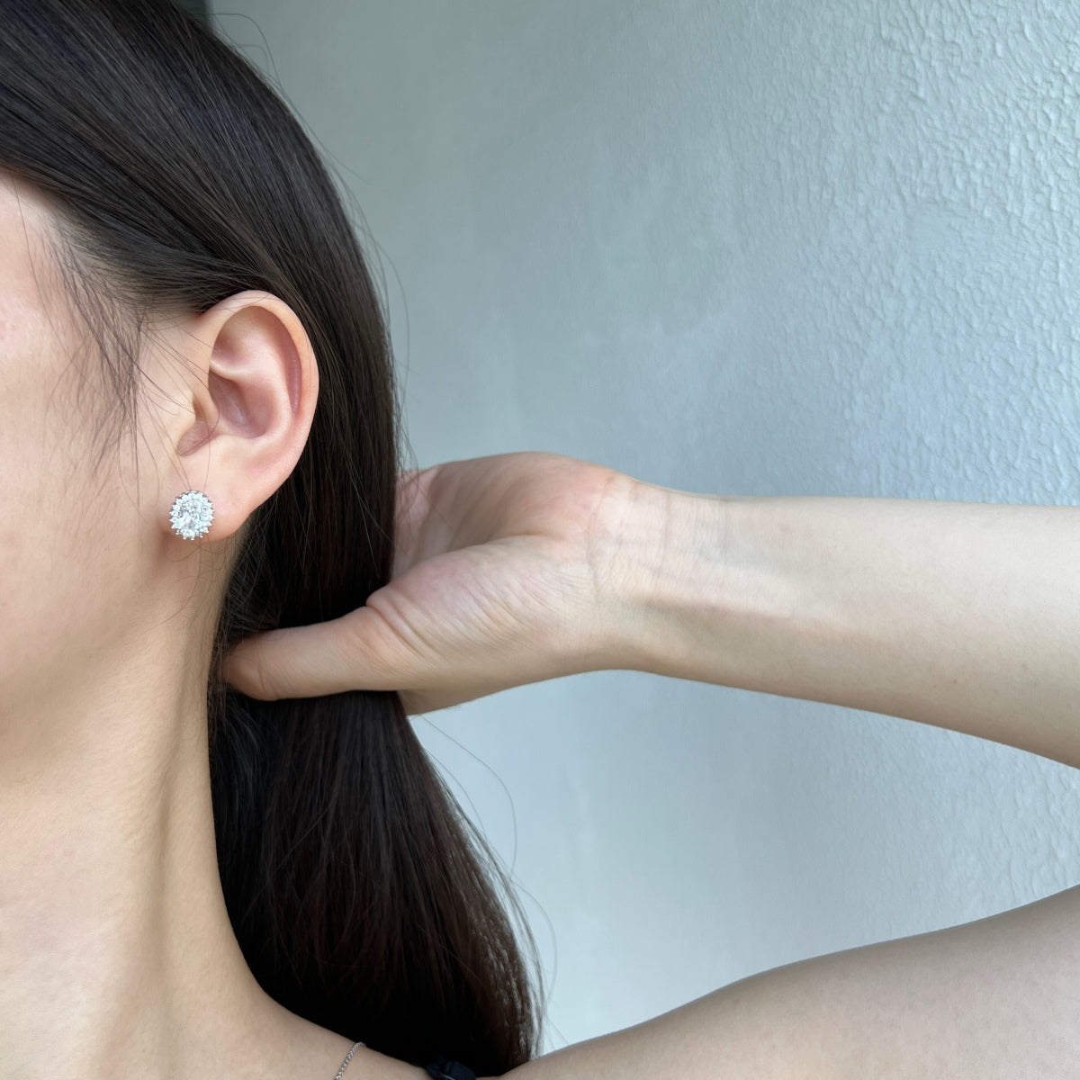 [Revel Jewelry]Delicate Radiant Oval Cut Daily Earrings