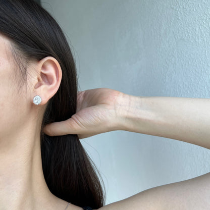 [Revel Jewelry]Delicate Radiant Oval Cut Daily Earrings