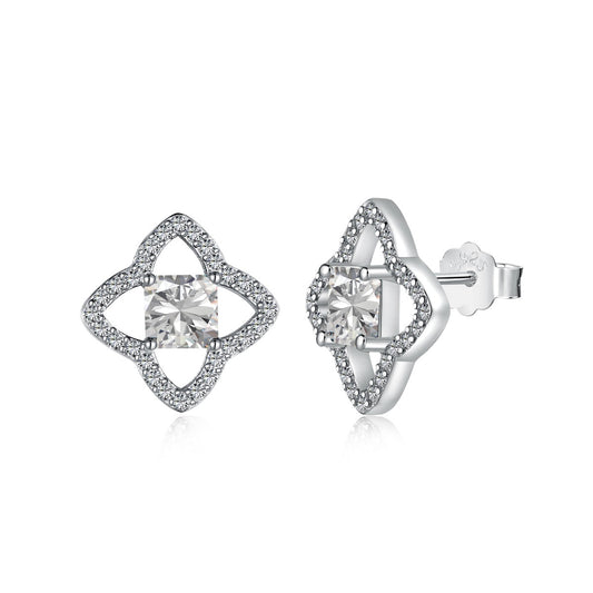 [Revel Jewelry]Elegant Star Shape Princess Cut Daily Earrings