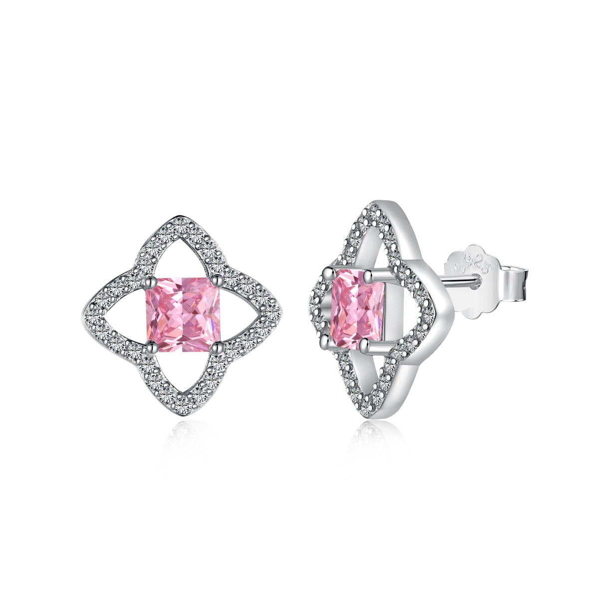 [Revel Jewelry]Elegant Star Shape Princess Cut Daily Earrings
