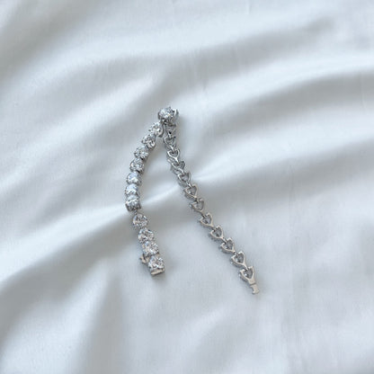 [Revel Jewelry]0.75 Carat Elegant Romantic Heart Shape Lover Bracelet