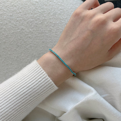 [Revel Jewelry]Dazzling Exquisite Round Cut Daily Bracelet