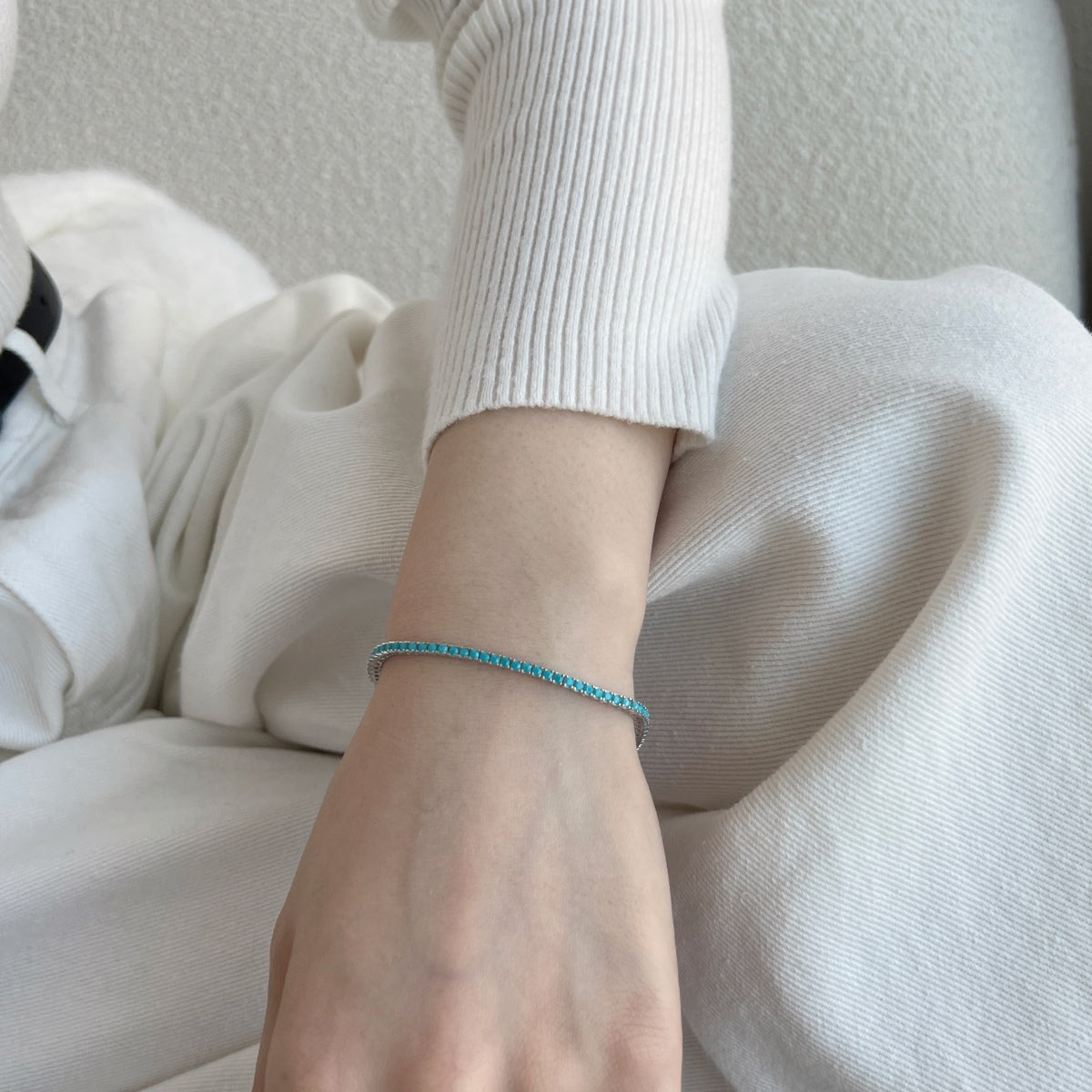 [Revel Jewelry]Dazzling Exquisite Round Cut Daily Bracelet