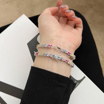 [Revel Jewelry]華やかな輝きを放つ多面カットパーティーブレスレット