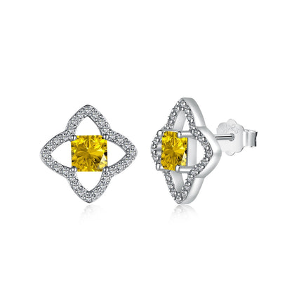 [Revel Jewelry]Elegant Star Shape Princess Cut Daily Earrings