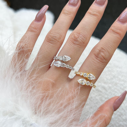 [Revel Jewelry]Delicate Lively Snake Shape Daily Ring
