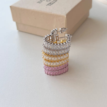 [Revel Jewelry]Radiant Heart Cutout Earrings