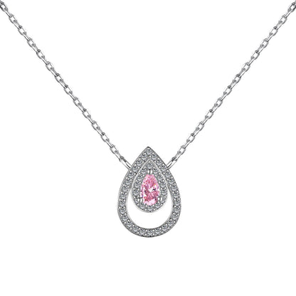[Revel Jewelry]Sparkling Pear Cut Necklace
