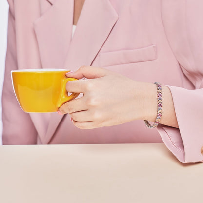 [Revel Jewelry]華やかな輝きのラウンドカットパーティブレスレット