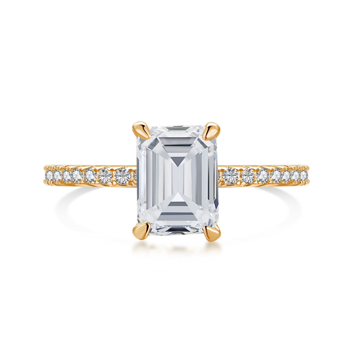 [Revel Jewelry]2.0 Carat Scintillating Ornate Radiant Cut Party Ring