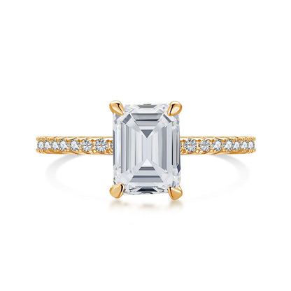 [Revel Jewelry]2.0 Carat Scintillating Ornate Radiant Cut Party Ring