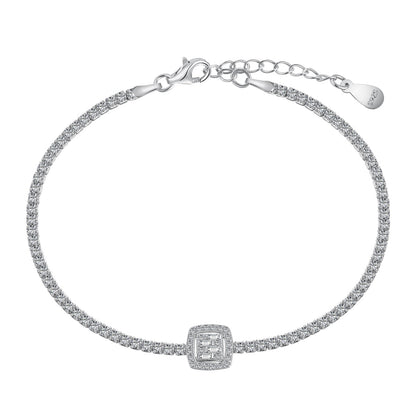 [Revel Jewelry]豪華絢爛なスクエア型バンケットブレスレット