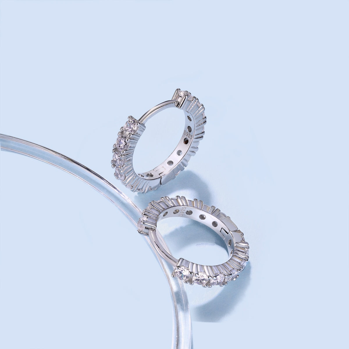[Revel Jewelry]Radiant Colorful Round Cut Earrings