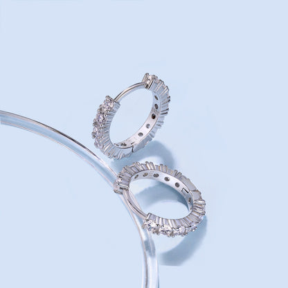 [Revel Jewelry]Radiant Colorful Round Cut Earrings