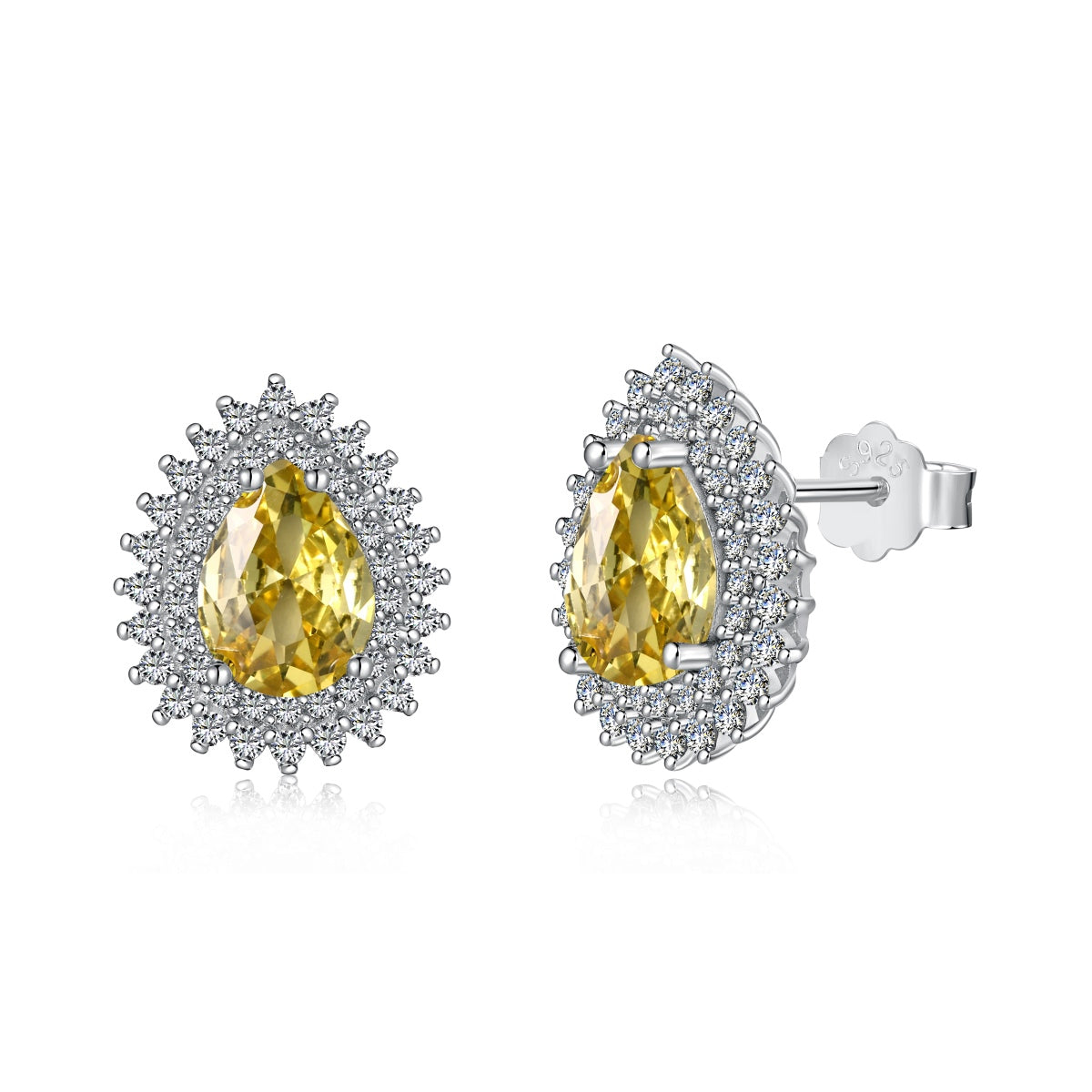[Revel Jewelry]Delicate Gorgeous Pear Cut Daily Earrings